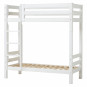 Lit superposé Premium  70 x 160 avec échelle - Blanc