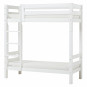 Lit superposé Premium  70 x 160 avec échelle - Blanc