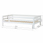 Lit Junior Premium avec  3/4 120 x 200 - Blanc