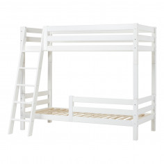 PREMIUM LOWED HAUT AVEC ÉCHELLE SLANT ET  1/2 90 x 200 - Blanc