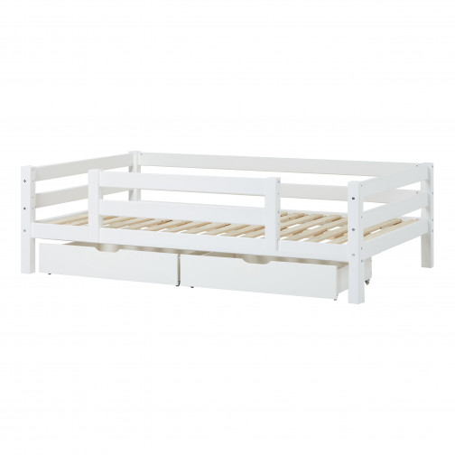 Lit junior avec  1/2 - Blanc