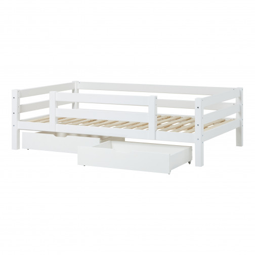 Lit junior avec  1/2 - Blanc