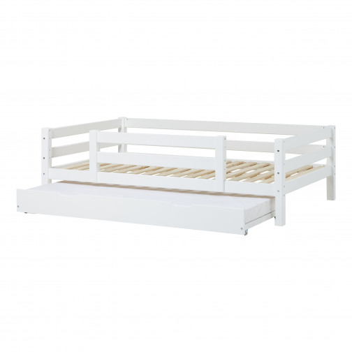 Lit junior avec  1/2 - Blanc