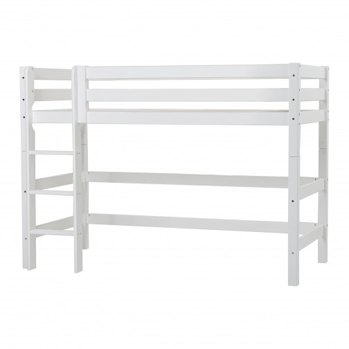 Lit haut haut haut de gamme 90x200 cm, blanc