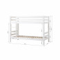 Lit superposé Premium 90x200cm, cadre de lattes flexible, blanc