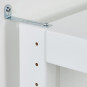 Section de l'étage Halv w. 4 étagères, 80 cm, blanc