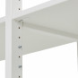 Section de l'étage Halv w. 4 étagères, 80 cm, blanc