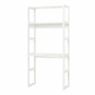 Section de l'étage avec 2 étagères et bureau, 80 cm, blanc