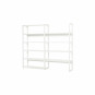 Section de l'étage W. 8 étagères, 100 cm, blanc