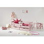 IDA-MARIE junior bed 70 x 160 – pale rose