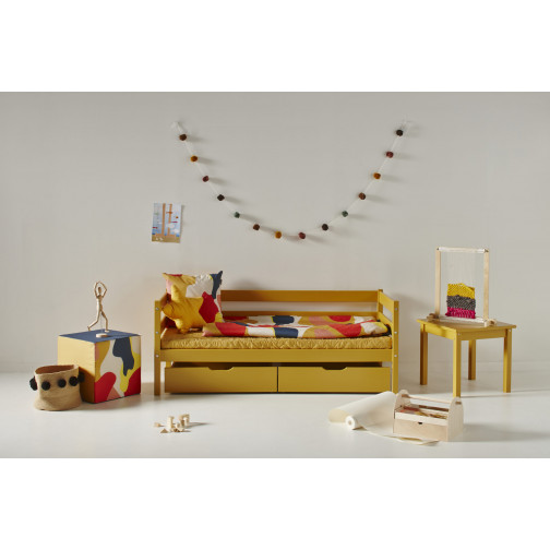 IDA-Marie Junior Lit 70 x 160 - Jaune d'automne