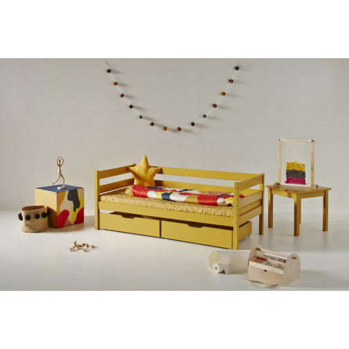 IDA-Marie Junior Lit 70 x 160 - Jaune d'automne