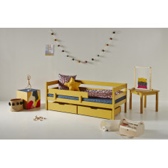 IDA-Marie Junior Lit 70 x 160 - Jaune d'automne