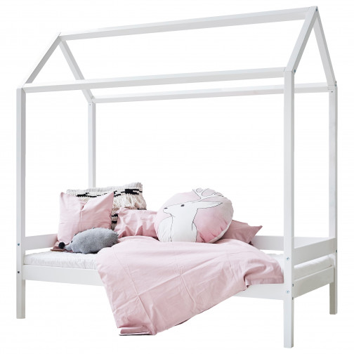 Lit cabane marie 70x160cm, Blanc