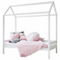 Lit cabane marie 70x160cm, Blanc