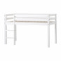 Lit mezzanine  70x160 cm non divisible, blanc