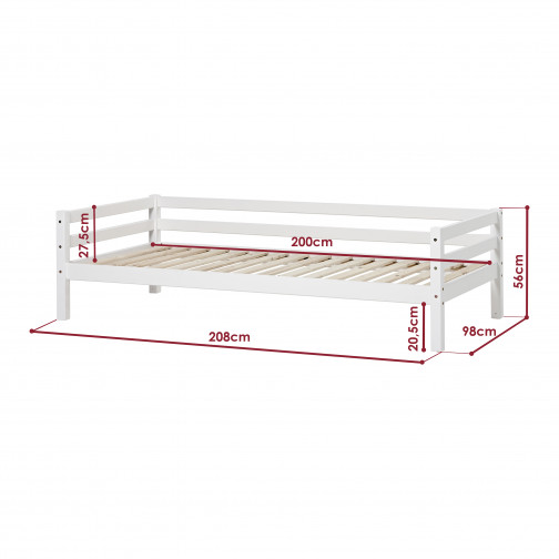Lit junior 70x190 cm, blanc