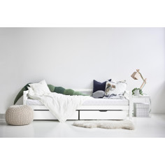 Junior lit 90x200 cm, blanc