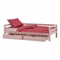 Lit junior incl. Slates 90 x 200 - Rose pâle