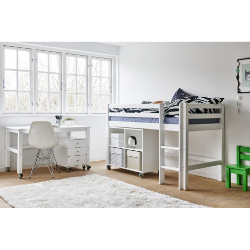 Modulaire pour un Lit mezzanine  70x160cm, blanc