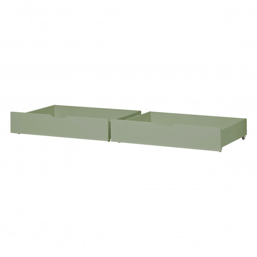 Set de tiroir pour lits de 90x200cm, vert pâle