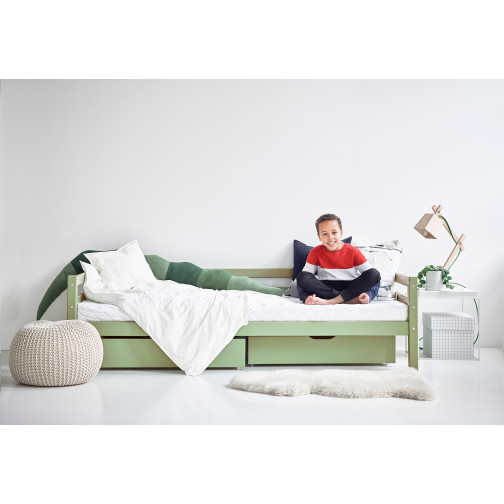 Set de tiroir pour lits de 90x200cm, vert pâle