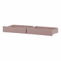 Tiroir défini sur roues 2 pcs. Pour 70 x 160 - Rose pâle
