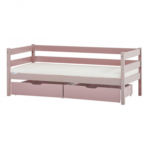 Tiroir défini sur roues 2 pcs. Pour 70 x 160 - Rose pâle