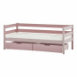 Tiroir défini sur roues 2 pcs. Pour 70 x 160 - Rose pâle
