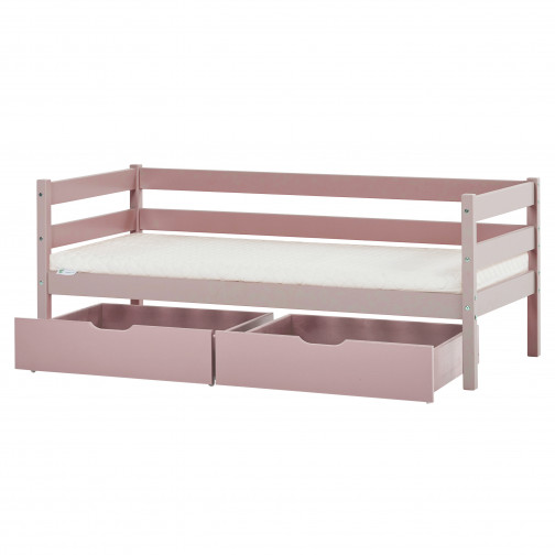 Tiroir défini sur roues 2 pcs. Pour 70 x 160 - Rose pâle