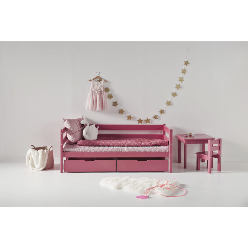 Tiroir défini sur roues 2 pcs. Pour 70 x 160 - Rose baroque