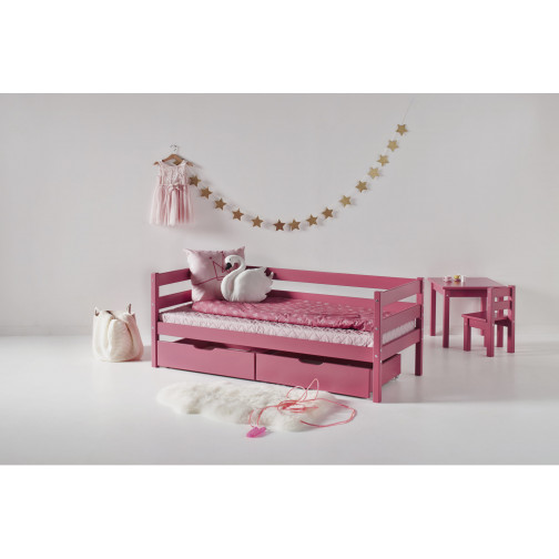 Tiroir défini sur roues 2 pcs. Pour 70 x 160 - Rose baroque