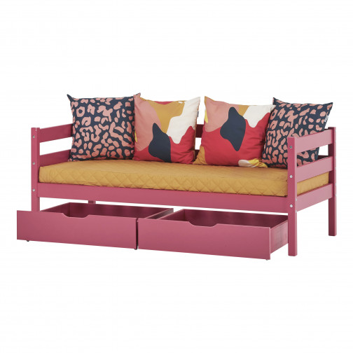 Tiroir défini sur roues 2 pcs. Pour 70 x 160 - Rose baroque