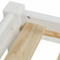 Plateau plat, 70x160 cm, blanc