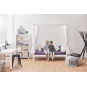 Modulee pour le Lit cabane  70x160cm, blanc