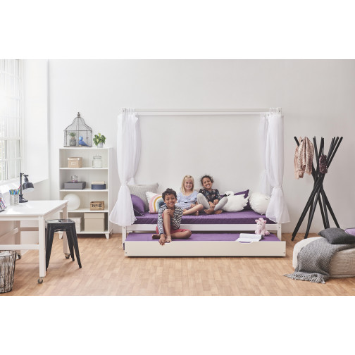 Modulee pour le Lit cabane  90x200cm, blanc