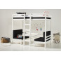 Jumbo Supports avec table de table, 90x200 cm, blanc
