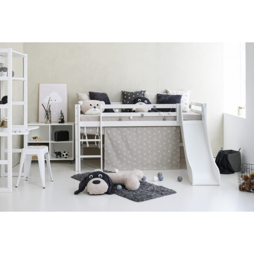 pour un Lit mezzanine  90x200cm w / diapositive