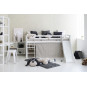 pour un Lit mezzanine  90x200cm w / diapositive