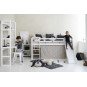 pour un Lit mezzanine  90x200cm w / diapositive