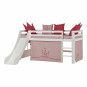 pour un Lit mezzanine  90x200cm w / diapositive