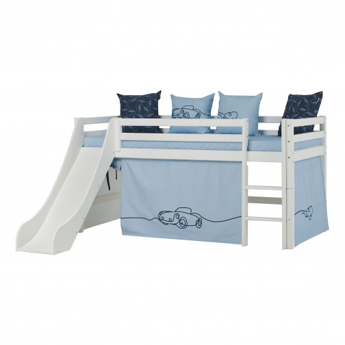 pour un Lit mezzanine  90x200cm w / diapositive