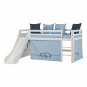 pour un Lit mezzanine  90x200cm w / diapositive