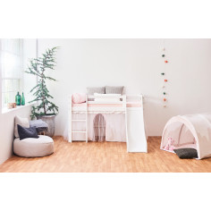 pour un Lit mezzanine  70x160cm avec diapositive