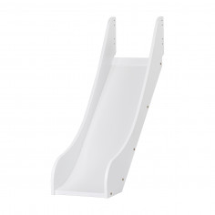 Diapositive pour un lit mezzanine haut, toutes tailles, blanc