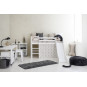 Diapositive pour un lit mezzanine haut, toutes tailles, blanc