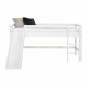 Diapositive pour un lit mezzanine haut, toutes tailles, blanc