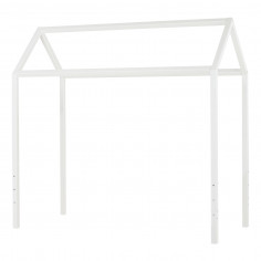 Module de lit maison 90 x 200 - Blanc Ma couleur