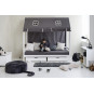 Module de lit maison 90 x 200 - Blanc Ma couleur