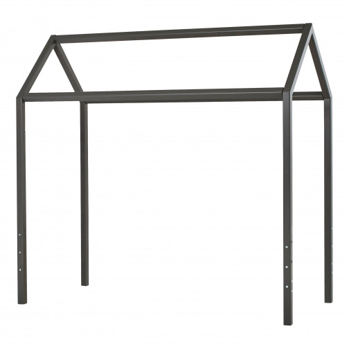 Module de lit maison 90 x 200 - Perle fumée Ma couleur